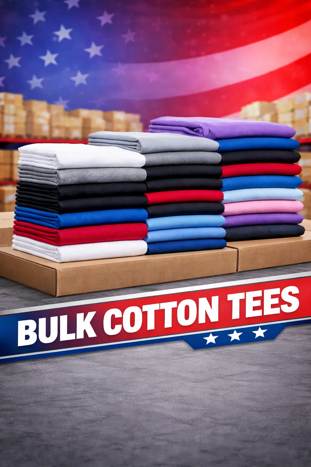 Bulk Cotton Tees